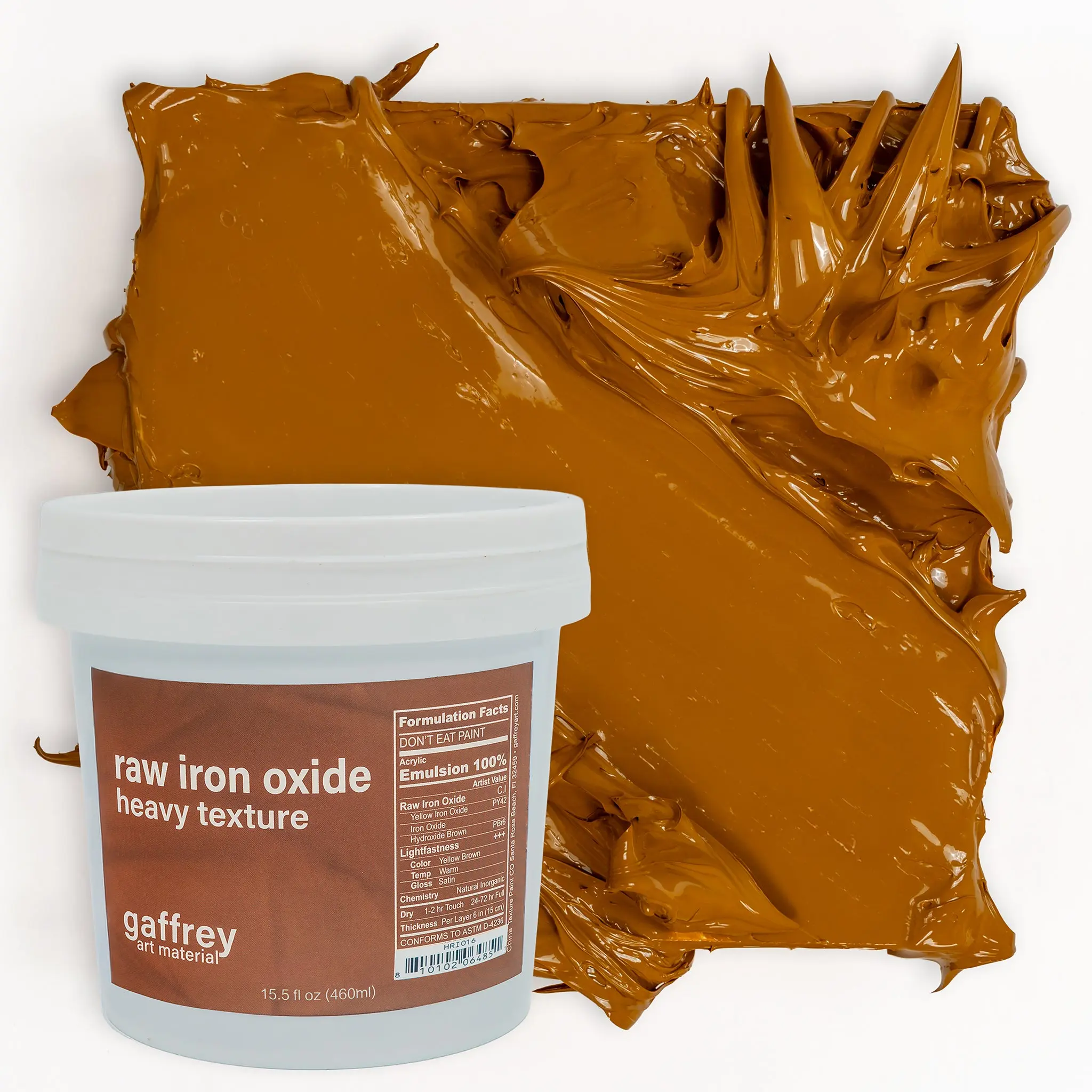 Raw Iron Oxide Heavy Body Texture Acrylic Paint