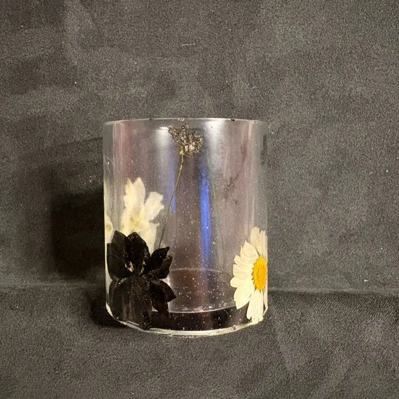 Dried Flower Resin Bookmark Holder - Unique Design for Book Lovers