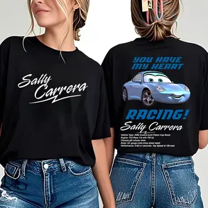 Retro Two Side Cars Tee , Cars Movie T-Shirt, Mcqueen and Mater Retro Vintage Unisex Anime Graphic Tee – Trendy Y2K T-Shirt Acid , Streetwear Casual Apparel Top, Manga Game Movie Lover Gift For Fans Merch, Washed Hoodie and Sweatshirt v1
