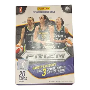 2025 Prizm WNBA Hanger Box -3 Prizms - 20 Cards Variety Sports Trading Card Box for Women's Basketball Collectors