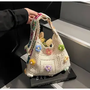 Boho Crossbody Purse Women Retro Floral Patchwork Messenger Bag Bohemian Crossbody Bag Hand Washable Lightweight Casual Shoulder Tote for Daily Sports Outdoor Use #Summervibes