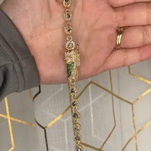 Women San Juditas with hearts - Green