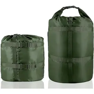 35L 400T 20D Nylon Compression Stuff Sack, Waterproof & Tear-Resistant Ultralight Portable Storage Bag for Sleeping Bag Camping Hiking Backpacking Outdoor Travel