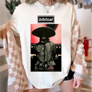 Graphic Liam Gallagher Bibical Mexico Oasis Live 25 Tour T Shirt, Definitely Maybe Band Unisex Shirt for Women, Gift for Men