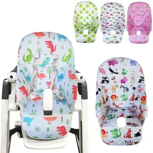 An Cute Baby Chair Cushion, Oxford Fabric Cover, Wear-Resistant & Easy to Clean, Universal Size Compatible with Most Baby High Chairs, Soft Comfortable Infant Seat Pad, Anti-Slip Baby Feeding Chair Cushion