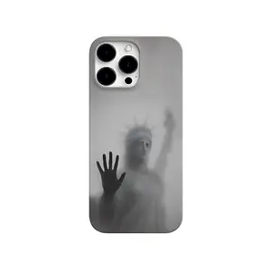 Edgy Statue of Liberty Shadow Frosted iPhone Case | Matte Bumper Cover