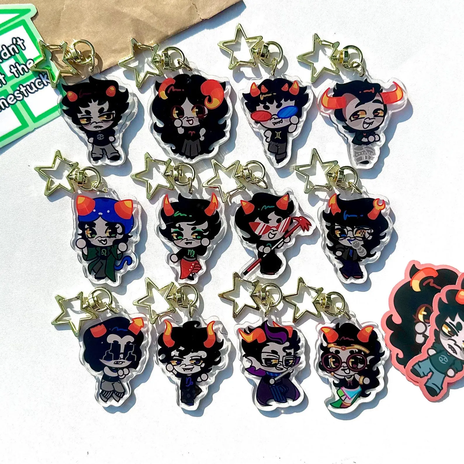 Homestuck - Beta Trolls Acrylic Keychain, Great For Daily Use Or As Thoughtful Little Gifts For Your Friends And Yourself, Halloween gifts