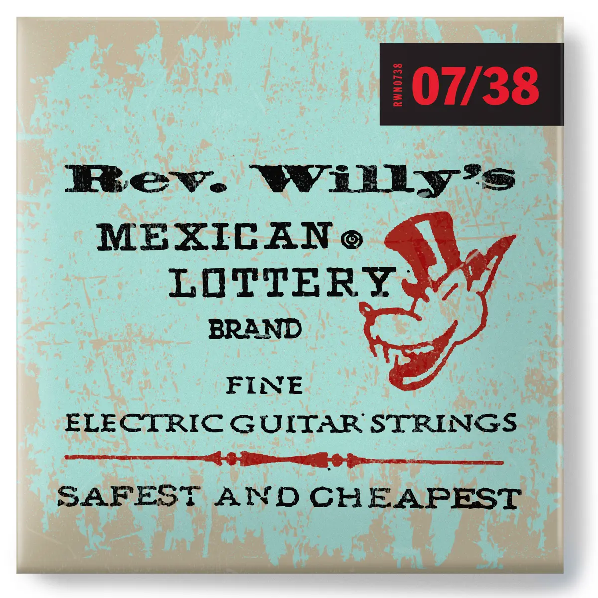 Dunlop Billy Gibbons Custom Rev Willy's Nickel Wound Electric Guitar Strings, Extra Light, 07-38 Gauge, Set of 6 Strings