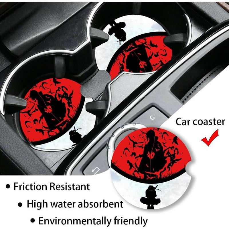 Cute Anime Aluminum License Plate Frames (2pcs Black) – Fits Standard US 12.2x6 Inch Vehicles, for Men  Women