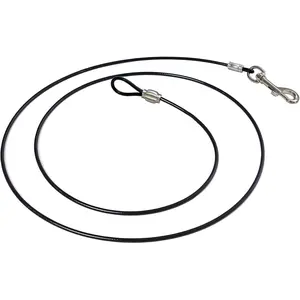 Training Tie down - Short Tether for Dogs & Teething Puppies (4 Feet) Dog-Proof Gear