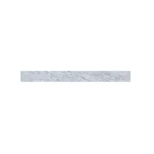 212 MAIN 42 in. Mold-Proof Carrara White Backsplash with Marble Frame - Traditional Home Decor for Kitchen Fixtures