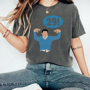 [SALE UP TO 40% ] Funny 29th Birthday Shirt, 29th Birthday Gift for Her, Minimalist Character Graphic Tee, Iconic Twenty Nine Birthday Party Shirt