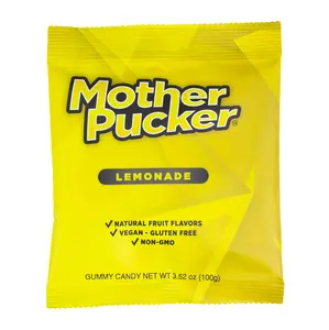 Lemonade Flavored Sour Candy, 5-Pack Natural Snack
