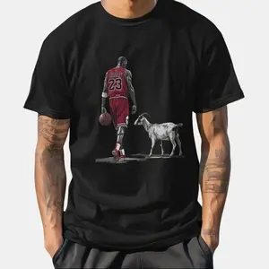 Show love for the legend with this MJ GOAT tee – stylish basketball shirt in all colors.
