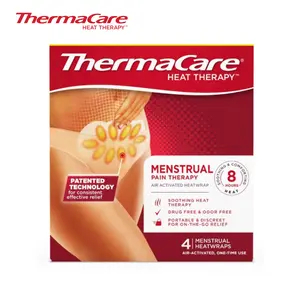 [4 ct] Menstrual Pain Therapy Heat Wraps – Long-Lasting Relief