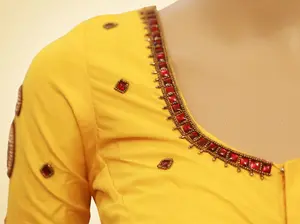 Exquisite Indian Aari Work Bridal Blouse For Women
