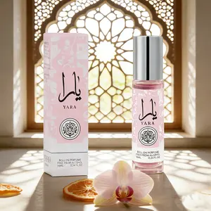 Arabian Women Perfume Roll-On, Alcohol-Free Long-Lasting Scent, Oriental Notes with Orchid & Honey, Portable Gift for Birthdays, Floral Woody Fragrance
