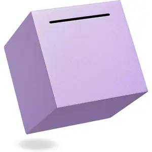 Piggy Bank for Adults/Kids, Must Break to Open Stainless Steel Piggy Bank, Unopenable Metal Money Saving Box