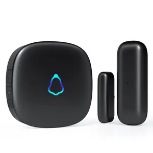 ISUNMEA Door Chime Wireless Door Open Contact Sensor Alarm with 500 FT Range, 58 Chimes and 5 Volume Levels for Business/Store/Home/Office When Entering, 1 Transmitter + 1 Plug-in Receiver