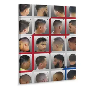 Barbershop Posters Men's Hair Wall Art Kids Salon Wall Art Modern Decoration Print Gifts