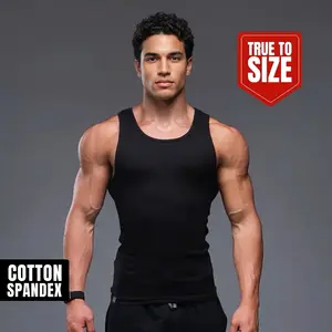 Men's Graphic Tank Top, Funny Casual Cotton Streetwear, Breathable Sleeveless Top for Summer, Lightweight Gift for Dad, Menswear