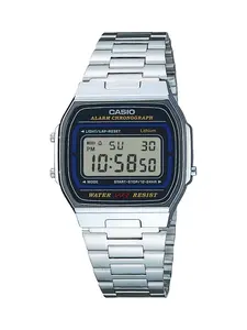 Casio A164WA Analog Watch – Silver