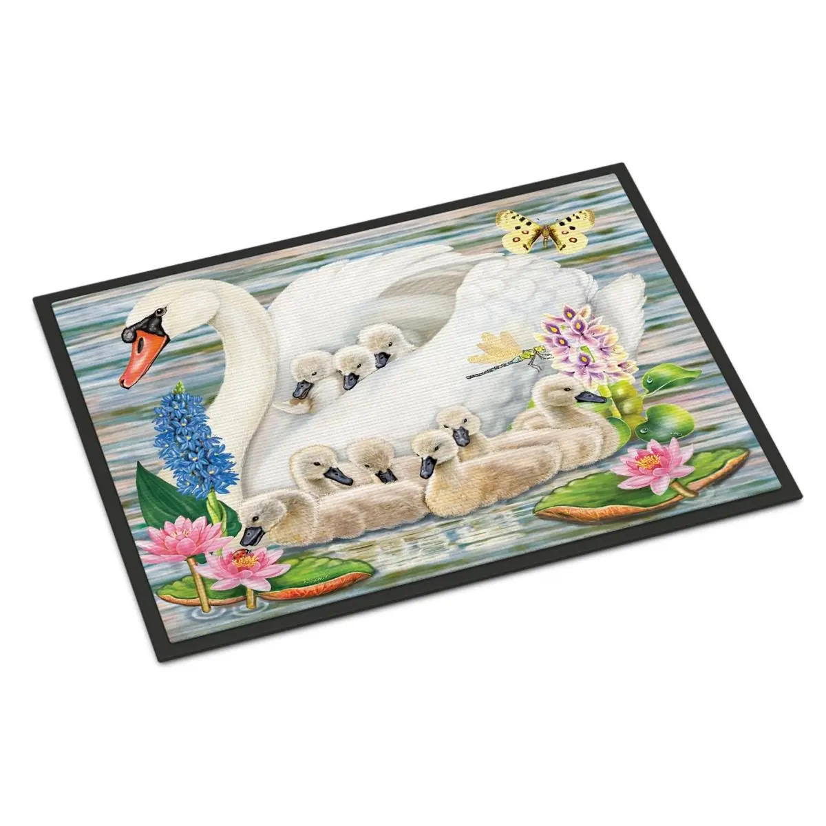 212 MAIN Home Decorative Rug - 24x36 in. Rubber-Backed Art Print Mat, Fade-Resistant Carolines Treasures Design for Indoor-Outdoor Use