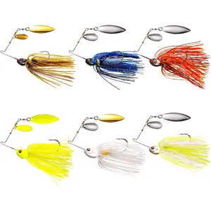 Lure Spinner baits for Freshwater and Saltwater,2026 New Bass Trout Fishing Lures Also for Crappie Salmon Walleye Pike