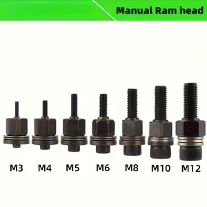 7pcs M3~M12 3-in-1 Rivet Gun and Rivet Kit - Includes 7 sizes of rivets, multi-functional rivet kit, easy-to-install handheld rivet gun, suitable for DIY and multi-functional metal welding, automotive repair.
