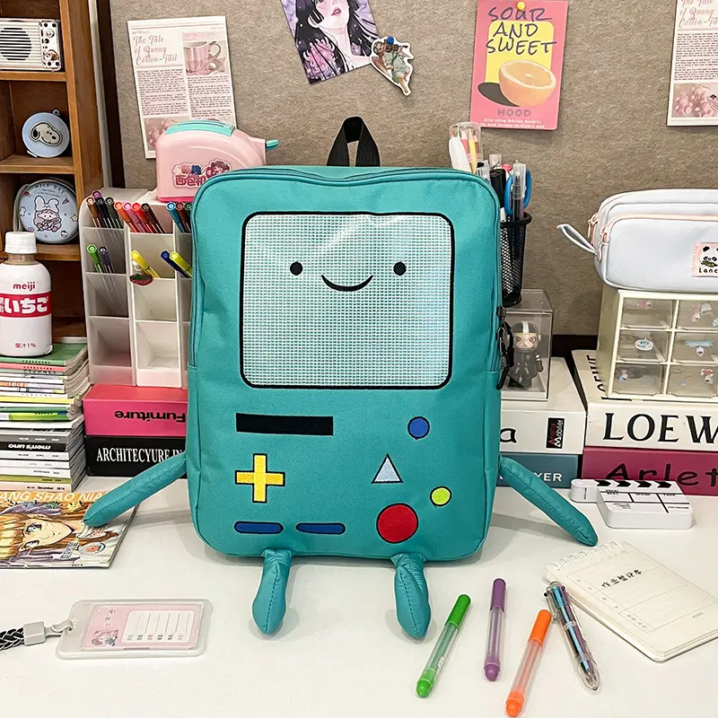 Cute 3D Cartoon Robot Game Console Shaped Backpack, Large-Capacity Casual School & Travel Bag for Daily Use