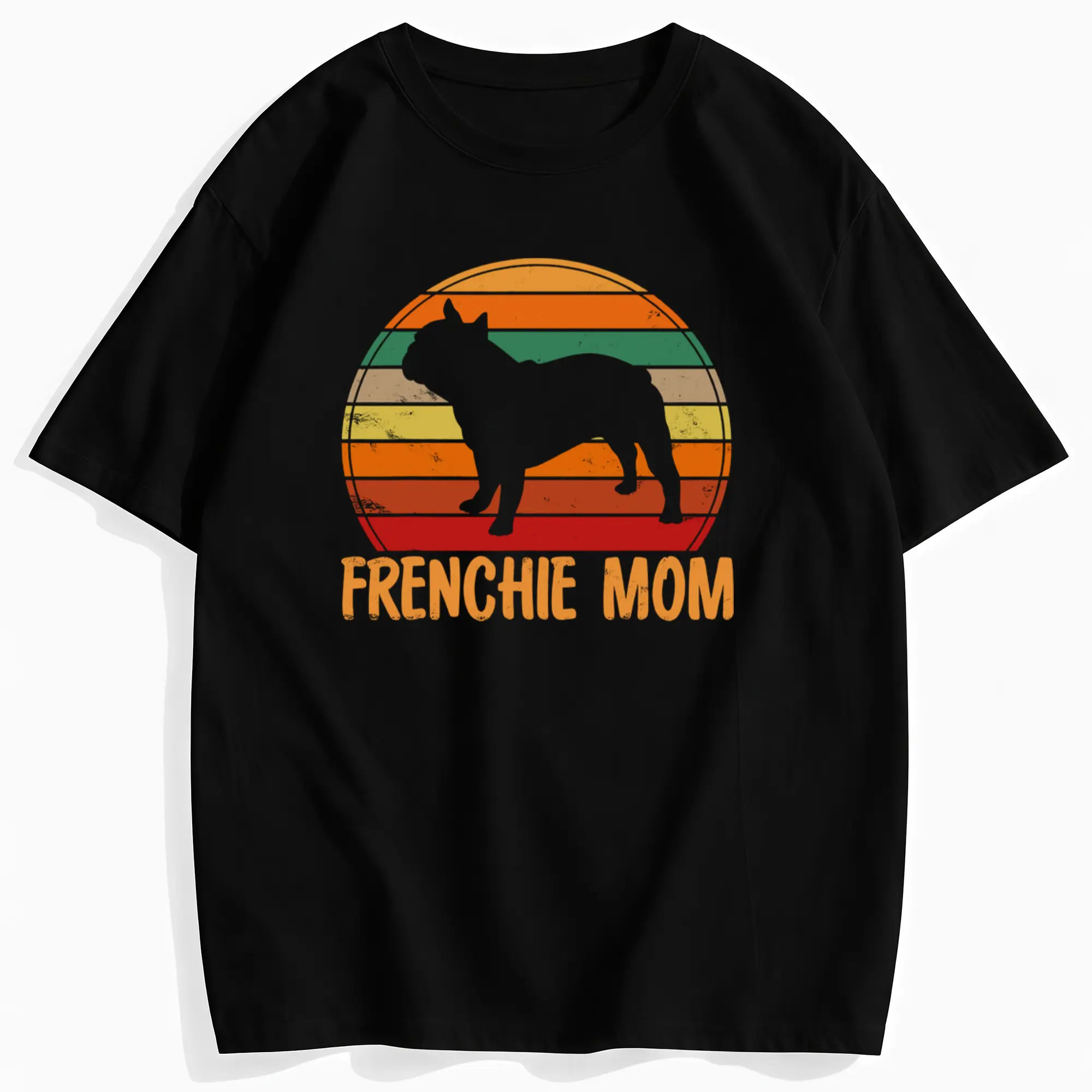 Retro French Bulldog Mom T-Shirt – Perfect Gift for Dog Mothers and Frenchie Moms
