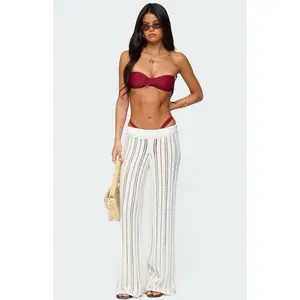 Edikted Women's Echo Ladder Knit Pants