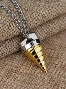 Gurren Lagann Core Drill Necklace Anime Tengen Toppa Gurren-Lagann Necklaces Simon Ganman Spiral Pendant Necklace For Women Men Hold Accessories Jewelry Decor or Keychain Modern Versatile Accessories Trendy Charm Necklaces