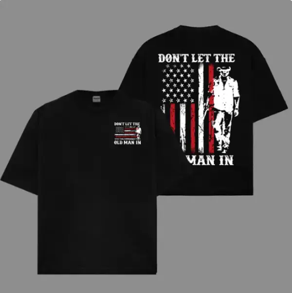 Women's Short-Sleeve Graphic T-Shirt - Loose-Fitting, Soft, Breathable, Skin-Friendly Fabric, Don't Let the Old Man In Design, Vintage Toby Keith Tribute, Casual Everyday Streetwear Outfits, Style-Focused Machine Washable Top