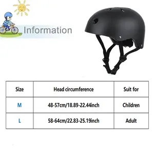 Children's bicycle helmets, adjustable helmets, multi-functional sports helmets, suitable for children to teenagers, in two sizes, Sports Protective Gear