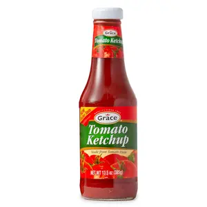 Grace Tomato Ketchup 13.5 oz - 1 Pack - Authentic Jamaican Ketchup Bottle