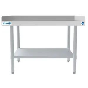 30" x 36" 16-Gauge Stainless Steel Equipment Stand with Galvanized Undershelf, EQT-163036.