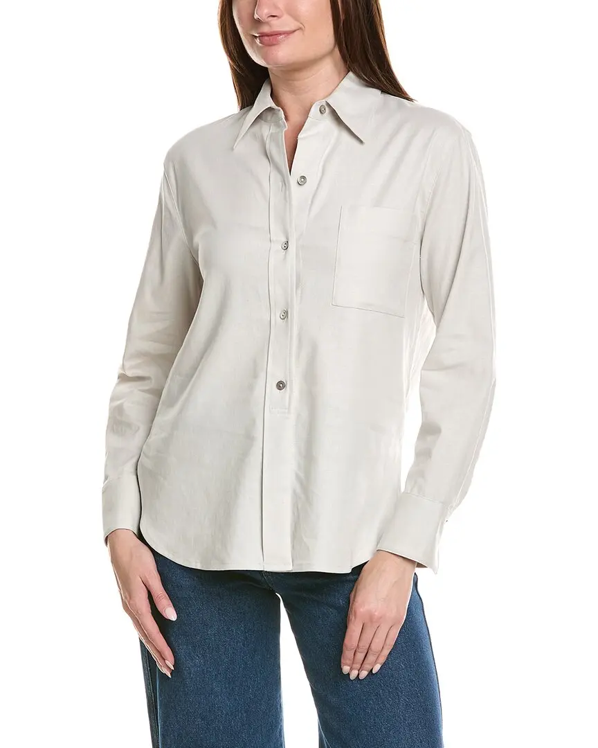 Vince Easy Linen-Blend Shirt