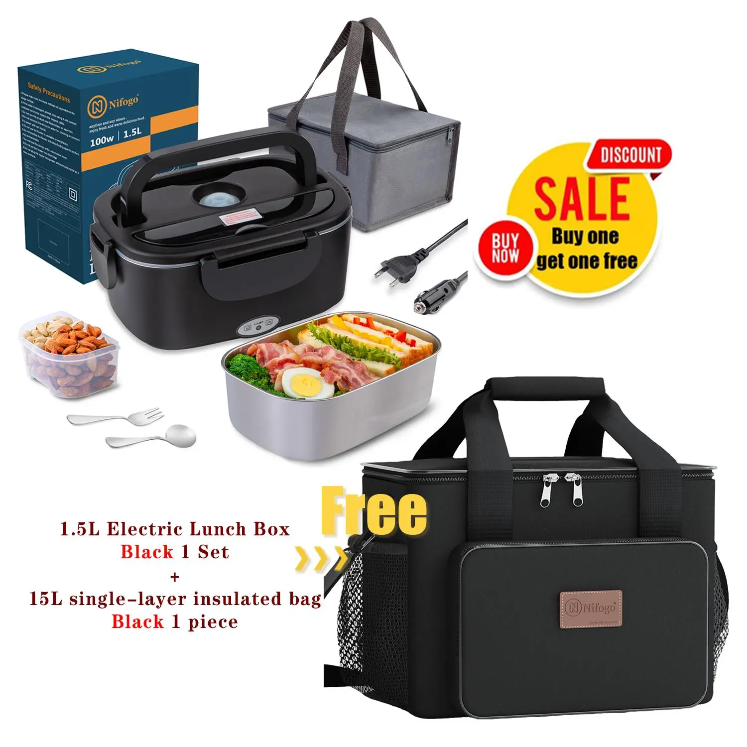 1.5L/Black/ABY+Black bag