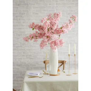 39" Artificial Cherry Blossom Branch in Blush Pink, Faux Spring Flowers, DIY Centerpiece | Florals |Wedding| Home Decorations |Gifts For Her