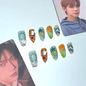 RosePop | TXT-Inspired Press-On Nails (Basic Almond)