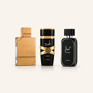 Lattafa Mega Bundle - Asad, Hayaati, Amber Oud EDP Sprays