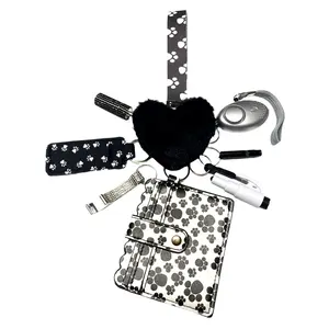 Women's Matching Wristlet and Wallet Combo with Keychain, Earphones, and Clip - Stylish Accessory for Everyday Use or Special Occasions