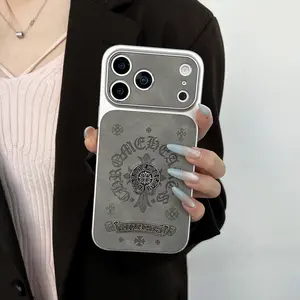Fashion Trendy Cross Pattern Creative Tpu Anti-Drop Protective Cellphone Case Cover Protection for iPhone 6/7/8/x/XS/XR/XS Max/11/12/13/14/15/16/17 Pro Max