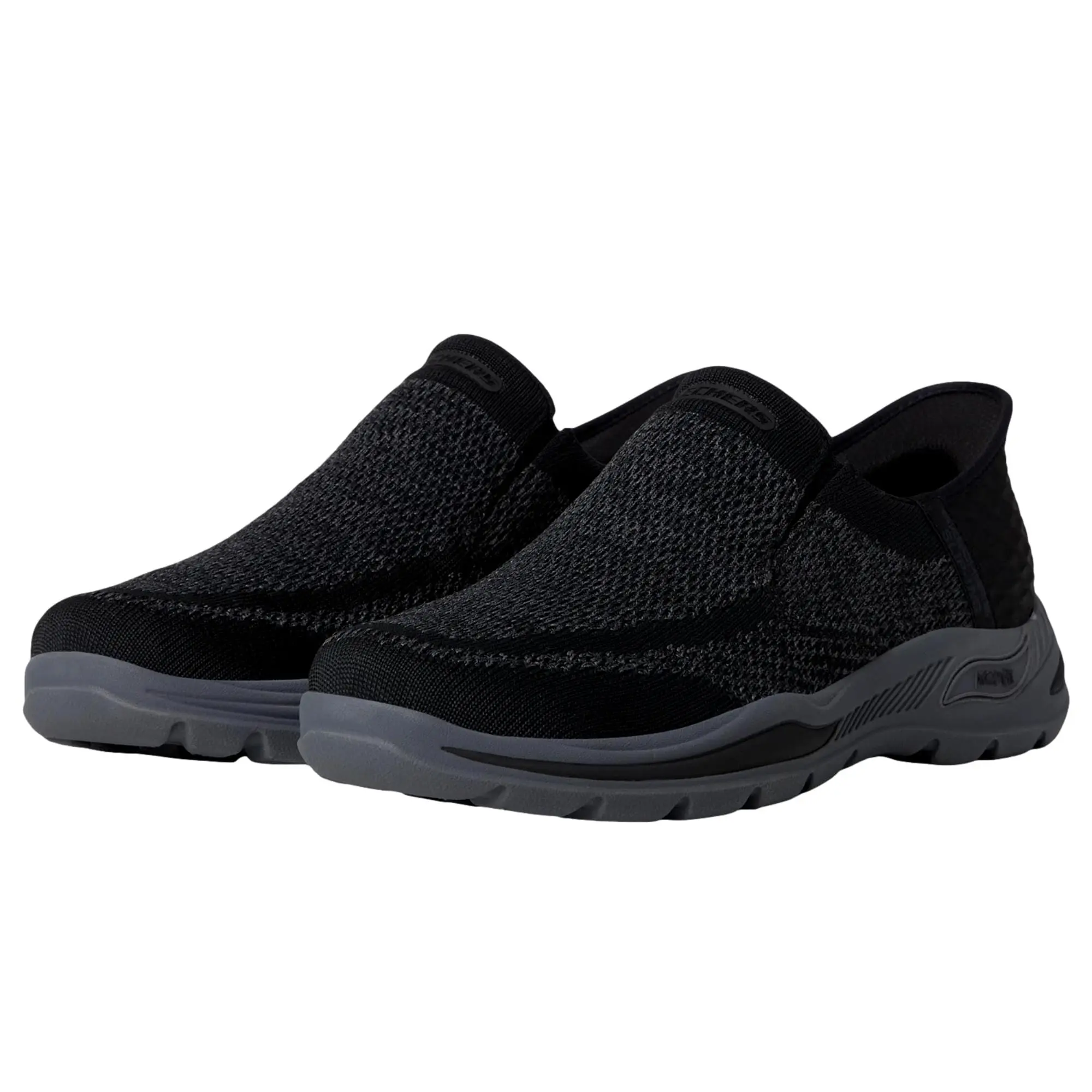 Skechers Arch Fit Motley - Atlee Black  205202WW-BLK Men's