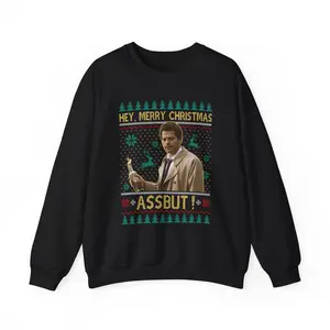 Hey Merry Christmas Assbut Ugly Sweatshirt  Shirt Top  Womenswear Supernatural Movie