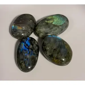 Labradorite Flashy Palm Stone for Spiritual Awakening Intuition and Psychic Abilities Protective Energy Aura Shield
