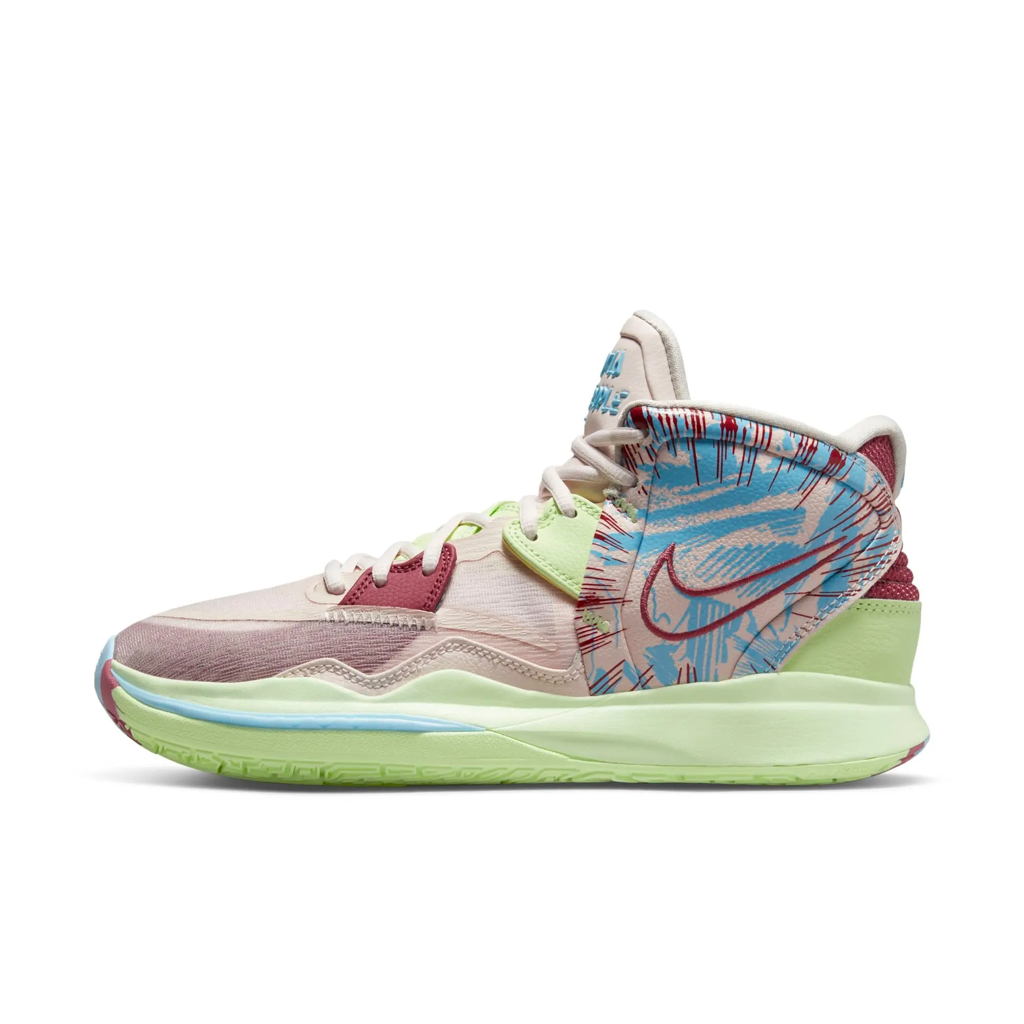 [CZ0204-600] Mens Nike KYRIE 8 INFINITY '1 WORLD 1 PEOPLE SWEET BEET VOLT'