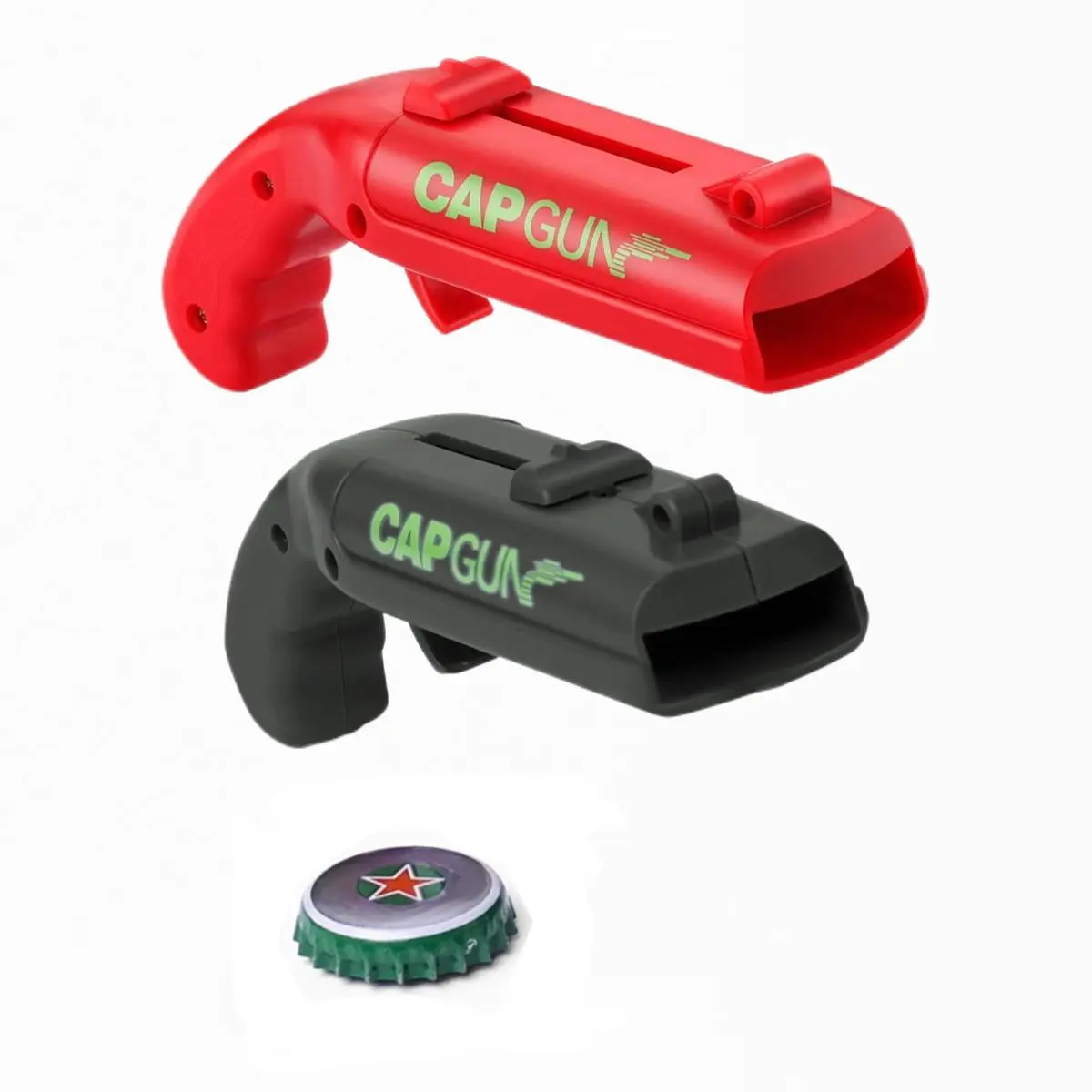Bottle Opener Creative Can Opener Creative Funny Launcher Shooter Beer Cap Bottle Opener Funny Shoots Party Game Use Bottle Opener Gifts for Men Friends Drinking Partners for BBQ Bar Outdoor Home Party Gathering Kitchen Bar Accessories Gadgets