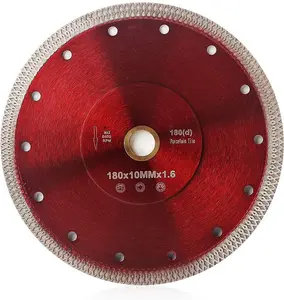 Diamond Saw Blade Porcelain Cutting Blade Tile Thin Blade For Cutting 7" Tool Heavy Duty Industrial